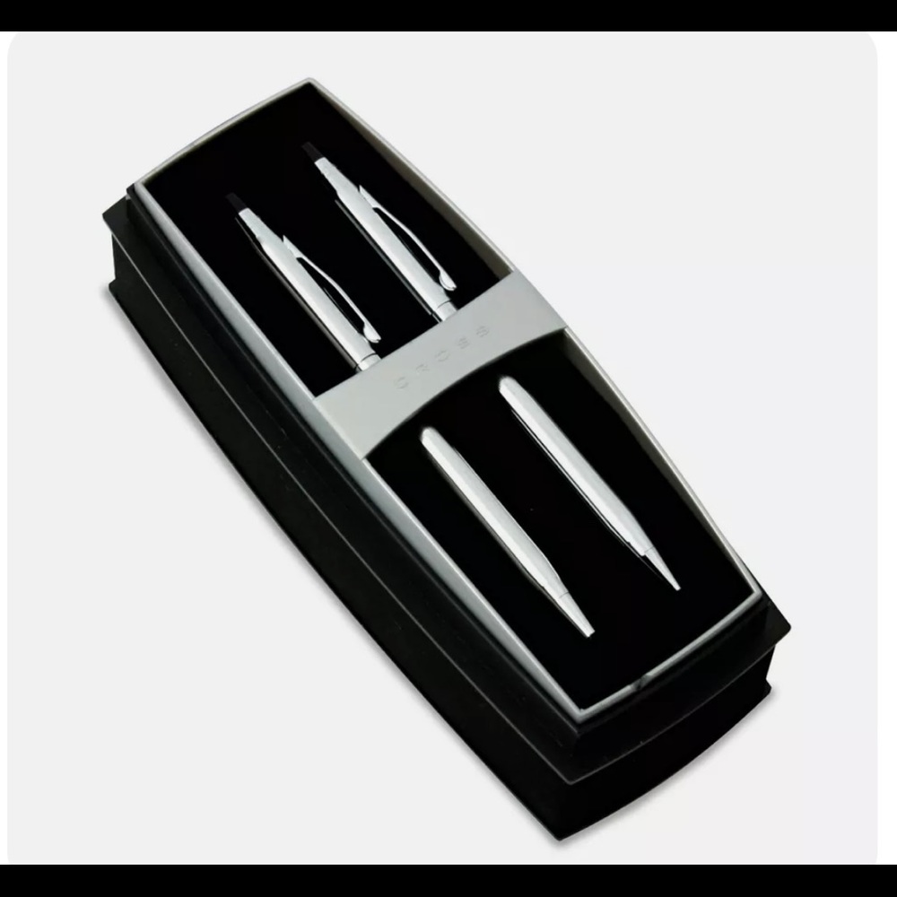 COPY - Cross Classic Century Lustrous Chrome
Pen and Pencil Set
Item Number 350…